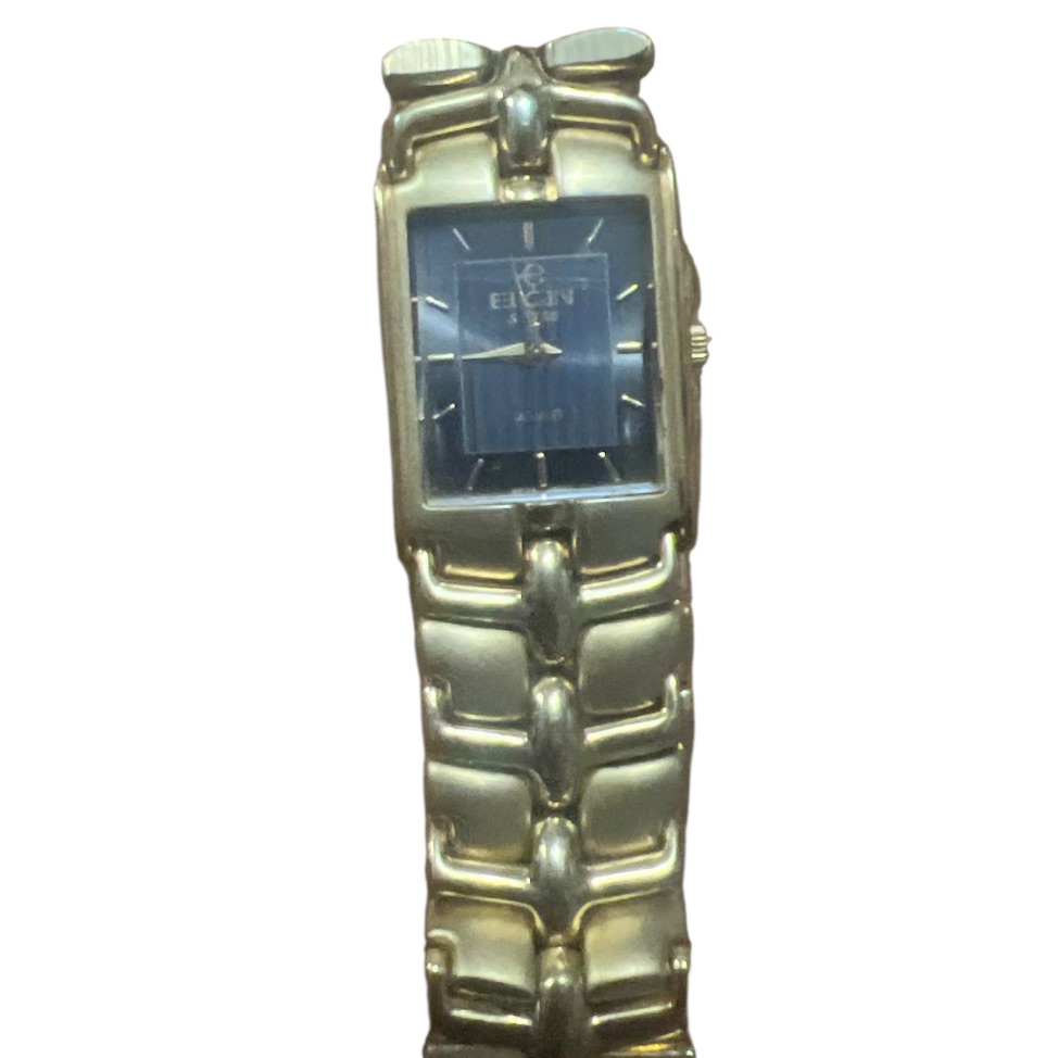 Unisex Gold Watch With Black Dial